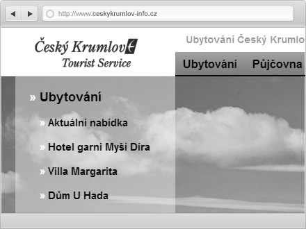 Český Krumlov Tourist Service - ubytování Český Krumlov, půjčovna lodí Vltava