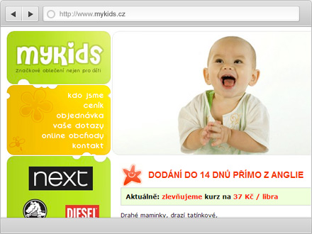 MyKids – dovoz značkového oblečení z Anglie nejen pro děti