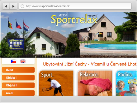 Sportrelax Vícemil - luxusní ubytování v Jižních Čechách